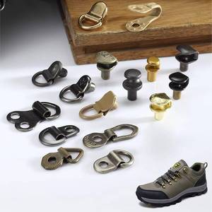 Piezas de sujeción duraderas para calzado: Ganchos metálicos OEM y ojales de anillo para fabricación de botas, calzado de escalada y calzado táctico. - Product Image 4