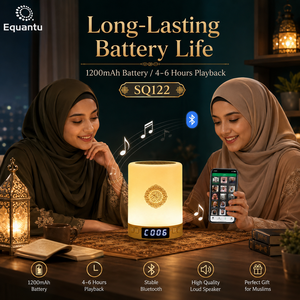 Equantu Muslim Quran <b>Speaker</b> SQ122 Touch Lamp With <b>LED</b> Light Remote Control Rechargeable Blue tooth <b>Speaker</b> For Islam - Product Image 5