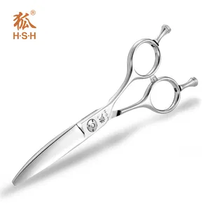 VAS-60 6.0 Inch Japanese VG1 Steel Curved Hair Scissors Curved Hair Shears Curved Blade Hair Scissors Cobalt Steel Wholesale