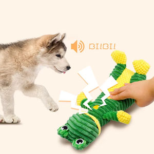 Jouet à mâcher pour chien en peluche de luxe - Conception d'animaux de dessin animé durable avec corde en coton pour chiens et chats - Product Image 6