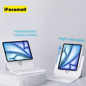 Custodia per Tablet rimovibile con tastiera leggera custodia in Folio magnetico per <span class=keywords><strong>Apple</strong></span> New <span class=keywords><strong>iPad</strong></span> <span class=keywords><strong>Air</strong></span> 6 ° 10.9 pollici M2 M3 2024 - Product Image 1