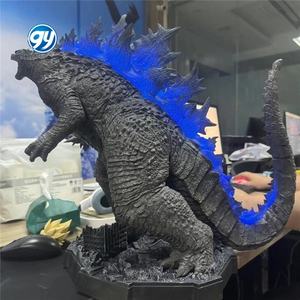 Godzillaed <span class=keywords><strong>Vs</strong></span> Konged monstre géant rayon de chaleur réglable éclairer Statue modèle Figure ornement cadeau à collectionner en gros - Product Image 3