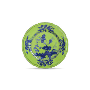 Assiette de table en céramique de la collection Designer Floral Vintage European Green Palace, vaisselle de mariage - Product Image 5
