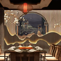 Nouvelle Peinture Paysagère à l'Encre Chinoise, Décoration de Salon, Tableau Mural pour Fond de Canapé, Art Moderne de Luxe, Peinture Murale Suspendue