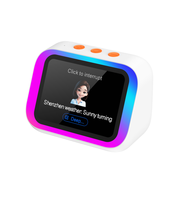 KI-Smart-Sprachassistent App-Steuerung Lautsprecher Anrufübersetzer Wecker Weißes-Rauschen-Gerät LCD-Touchscreen