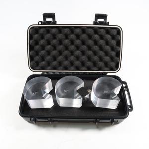 TMTeck AWS Probe(normal Crystal) 0.75*0.75 Inch Ultrasonic Probe With 3 <b>Wedges</b> One <b>Set</b> - Product Image 2