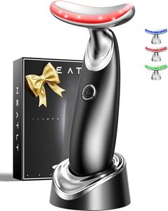 Xách tay nâng cấp cổ vẻ đẹp tất cả-trong-một khuôn mặt Massage công cụ với con lăn ngọc bích cho khuôn mặt và cổ - Product Image 1