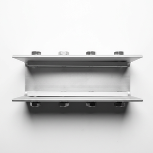 Kit de connecteurs de poutre solaire en aluminium, raccord de poutre principale PV avec kit de boulons complet, résistant au vent de 60 m/s et à la neige de 3 KN/m², taille personnalisée OEM - Product Image 3
