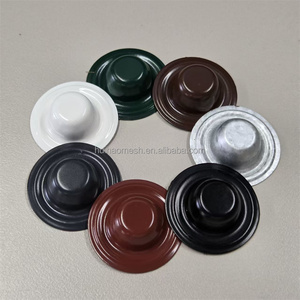 Vis de toiture métallique en acier doux galvanisé, à tête fraisée, étanche, avec capuchon et rondelle, pour tôle ondulée - Product Image 4