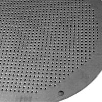 Maille métallique perforée en acier inoxydable de haute précision, taille de trou personnalisée, résistante à la corrosion, pour la filtration de la construction industrielle