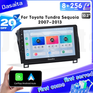 Xe đa phương tiện Player Car Stereo đơn vị đứng đầu 10 inch Android đài phát thanh 8 + 256 gam Carplay màn hình cho tacoma 2015+ - Product Image 2