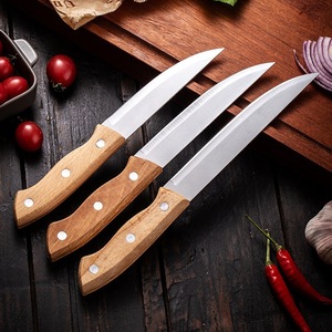 Fengzhifeng Stainless Steel Multi Purpose <b>Knife</b> 6-7.9in Wooden <b>Handle</b> For Meat Slicing And Kitchen Use - Product Image 3