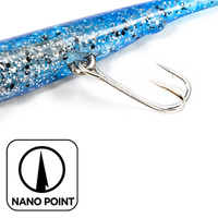 Set Umpan Lunak Jig Head T-tail untuk Memancing di Laut 11cm/33.7g Umpan Lemparan Jauh Umpan Cacing Lunak untuk Ikan Bass Laut Umpan Pancing PVC Berkualitas Tinggi