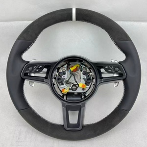 Volante de Cuero Cayman <span class=keywords><strong>Macan</strong></span> 991 981 Cayenne 997 996 718 Sport 957 992 991.2 997.2 Panamera 911 - Product Image 5