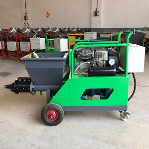 Machine de pulvérisation de ciment et de <span class=keywords><strong>mortier</strong></span> pour enduit et coulis, pour murs et sols, avec système d'<span class=keywords><strong>injection</strong></span> et <span class=keywords><strong>pistolet</strong></span> de pulvérisation - Product Image 1