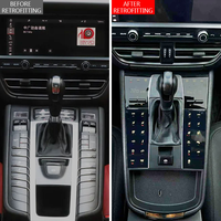 Panel de Consola Central con Control Táctil para Porsche Macan 95B 2014-2021, Actualización con Reproductor Multimedia de Navegación GPS, Reemplazo de Botones