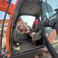 Excavatrice Doosan DX75LC-9C confortable et sûre, pelle compacte DX75 de fabrication coréenne, mini pelle sur chenilles Doosan 75, prix avantageux