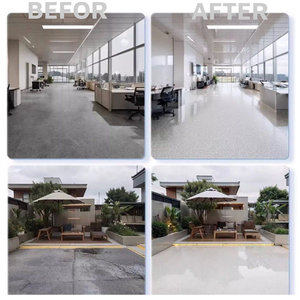 Revestimiento de Piso Epóxico Autonivelante de Alta Gama para Edificios de Oficinas y Villas, con Acabado de Mármol - Product Image 2