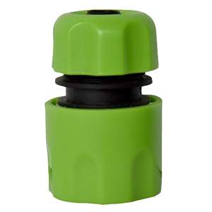 Raccord rapide pour tuyau d'eau en plastique 4 points vert, installation facile, pour raccord de tuyau d'irrigation de jardin, compatible avec les tuyaux en vrac - Product Image 4