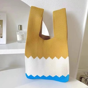 Chất lượng cao đầy màu sắc handmade Crochet Tote Túi đan xô bãi biển Tote Túi rỗng - Product Image 6
