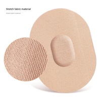 Patch adhésif en coton pour capteur de surveillance de la glycémie, étanche, résistant à la transpiration, invisible, sans couture, taille unique pour le sport