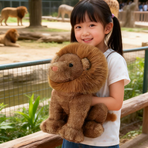 Peluche Lion Kawaii, <span class=keywords><strong>Jouet</strong></span> en Peluche Doux et Moelleux, Adorable Animal de la Forêt en Peluche, <span class=keywords><strong>Jouet</strong></span> Lion en Peluche - Product Image 4