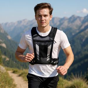 Neuankömmling Hot Sell Reflektierende Weste Lauf rucksack Weste Handy Brustgurt Tasche Leichte Lauf weste - Product Image 1