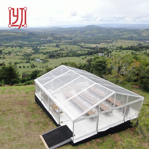 Tente de réception de luxe 15x30m avec toit transparent pour mariage et banquets - Product Image 1