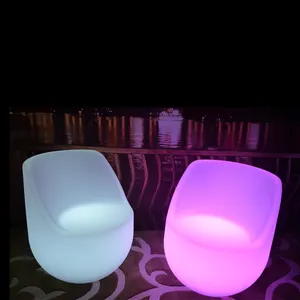 remote control rgb color changing outdoor party and event furniture led acrylic cordless egg leisure sofa chair