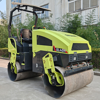 Offre Spéciale : Compacteur Vibratoire Routier à Double Tambour Hydraulique 3, 4 et 5 Tonnes, Flexible et Compact, avec Longue Garantie d'Utilisation