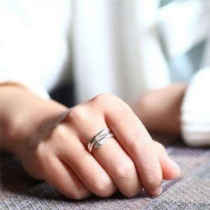 Anillo de Pareja Abierto de Moda Jane Eyre 2026, Anillo de Pareja Personalizado con Diseño de Boca Abierta, Joyería Romántica para Mujer, Regalo - Product Image 5