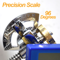 Kinway 6 pouces Lapidaire Machine Gem Facetting Machine Digital Meter Gem Facetting Machine Jewelry Polisher Jade Flat Grinder