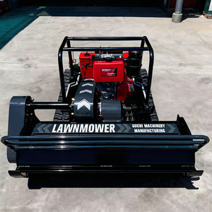 جزازة عشب زراعية بمحرك ديزل قوي، عرض قطع 80-120 سم، للمزارع والبساتين والسدود، جزازة عشب زاحفة للتحكم الصناعي - Product Image 3