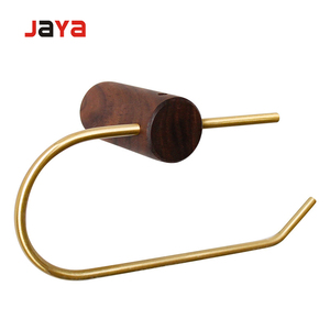 Portarotolo Moderno <span class=keywords><strong>e</strong></span> Semplice in Ottone per Bagno, Supporto per <span class=keywords><strong>Carta</strong></span> <span class=keywords><strong>Igienica</strong></span> Perforato - Product Image 6