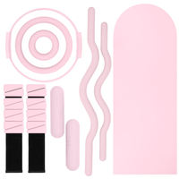 Prix d'usine, logo personnalisé, haltères en silicone, anneaux de musculation, tapis de yoga, ensemble de fitness pour la maison, accessoires de yoga et de Pilates, kit de Pilates