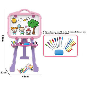 Papan Lukis Multifungsi Berkualitas Tinggi, Papan Lukis Berdiri Dua Sisi, Mainan Papan Easel Anak - Product Image 4