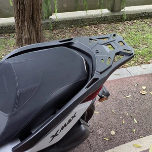 ชั้นวางของด้านหลังรถจักรยานยนต์ทำจากอะลูมิเนียมอัลลอยด์สำหรับ Yamaha <span class=keywords><strong>xmax</strong></span> ชั้นวางสัมภาระสำหรับงานหนักดัดแปลง/อัปเกรด300 - Product Image 4