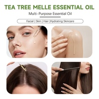Huile essentielle d'arbre à thé pressée à froid 100% pure, soin nourrissant pour la peau et massage corporel