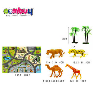 Mondo animale pista tappeto giochi mat mini dinosauro set giocattolo - Product Image 6