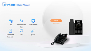 Gamme complète de téléphones <span class=keywords><strong>VoIP</strong></span> compatibles POE/GSM C60S/P (C62P/P C60U/P C62U/P C63G/P C64G/P C66G/P) - Product Image 4