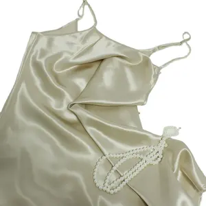 Custom 100% Silk 22mm Girls Sleepwears Pyjamas Women Sleepskirt