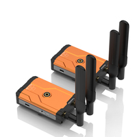 HOOMC 500m HD Wireless Extender Plug and Play Video Transmitter and Receiver Display for Camera Live Streaming
