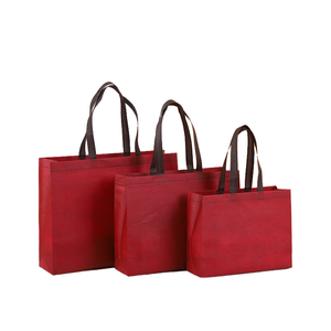In Stock Reusable Non Woven Fabric Eco-friendly <b>Recyclable</b> <b>Tote</b> <b>Bags</b> with Custom Logo for Supermarket Use - Product Image 4