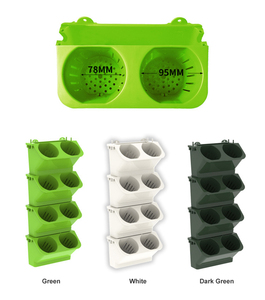 <span class=keywords><strong>Pot</strong></span> de <span class=keywords><strong>fleur</strong></span> de jardin vertical suspendu au mur en plastique intérieur/extérieur à arrosage automatique pour usage domestique - Product Image 3