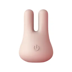 Premium Original Factory IPX7 Silicone Dildo Rabbit Dual Tip Vibrator Sex Toys For Woman Adult Pussy Nipple Clitoris Stimulator