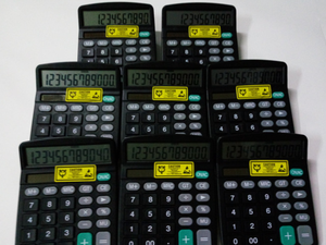 Dual Power System <strong>12</strong> <strong>Digits</strong> Plastic PP ESD <strong>Calculator</strong> - Product Image 6