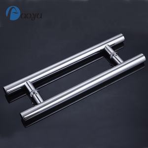 Maniglia per porta maniglia per doccia maniglia per porta a doppia faccia a forma di H vendita calda acciaio inossidabile 304 vetro scorrevole moderno accettabile - Product Image 3