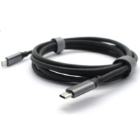 Kabel ekstensi USB PD 100W 5A, kabel Usb C pengisian daya cepat, 3.2 Gen2 20G, tipe Male ke Tipe C male, kabel ekstensi USB-C