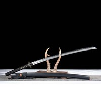 Épée artisanale Dark King Come Sword de 26 pouces, thème noir, décorative, de collection, non affûtée, pour exposition, vente en gros
