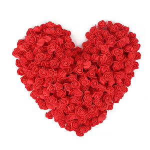 ดอกไม้ประดิษฐ์ 3.5 ซม. ดอกกุหลาบโฟม PE 100 ชิ้น/ถุง - Product Image 5